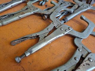 9x Locking C-Clamps