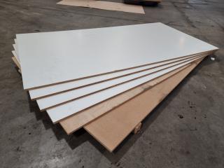 6 Assorted MDF Panels (2440x1220x18mm)