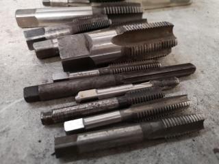 15x Assorted Threading Tap Bits