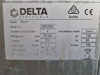 Delta Stainless Steel Undercounter Static Freezer ERD47
