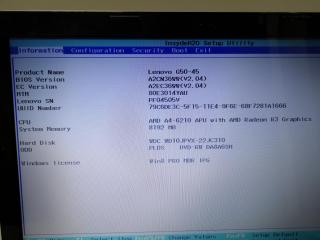 Lenovo G50-45 Laptop Computer w/ AMD Processor
