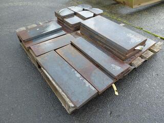 Pallet of 1" thick Steel Plates