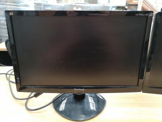 2x ViewSonic 19"" LED Computer Monitors