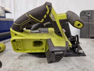 Ryobi Cordless 18V Drill w/ Circular Saw & Battery