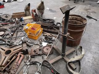 Large Assorted Vintage Farm Parts, Equipment, Tools, Components & More