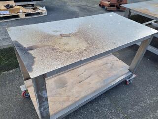 Heavy Duty Stainless Steel Mobile Table Workbench