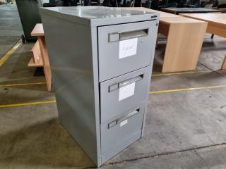 Precision 3-Drawer Steel Office File Cabinet