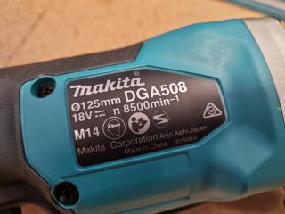 Makita 125mm 18V LXT Angle Grinder, New