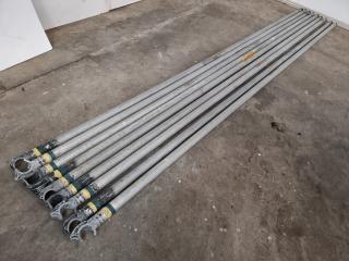 9 Oldfields Aluminium Scaffolding Tower Poles - 4010mm Long