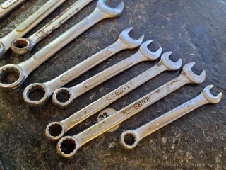 27x Assorted Combination Spanner Wrenches & More