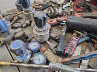 Assorted Lot of Tools, Jack's, Regulators, Accesories, & More