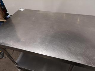 Stainless Steel Commercial Kitchen Prep Table Bench