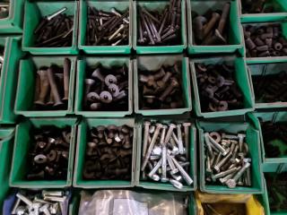 Huge Assortment of Bolts, Nuts, Washers, & More