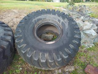 2 Large Loader Tires