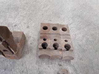 Assortment of CNC Chuck Jaws and Cutters