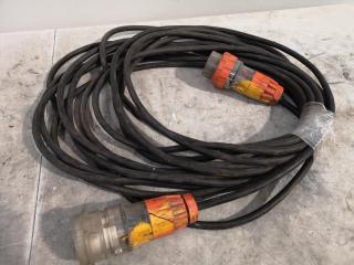 18m 3-Phase Power Extension Cable Lead