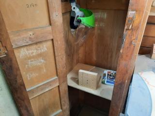 Workshop Wooden Tool Cupboard/Locker.