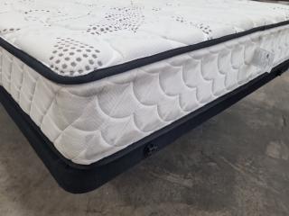 Queen Size Therapedic Medicoil HD Mattress with Base Frame