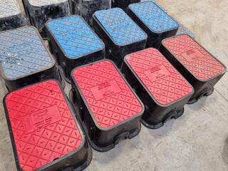 12x Water Meter & Sewer Valve In-Ground Boxes