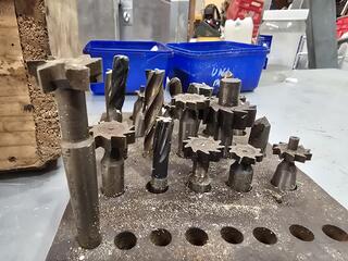Tray of Milling Cutters 