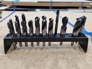 17-Piece Industrial Drill Set w/ Steel Stand