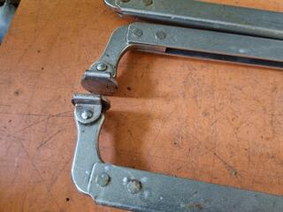 7x Assorted Vice Grip Type Clamps