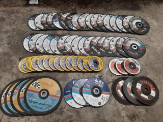 Assortment of 61 Cutting/Grinding Wheels/Discs