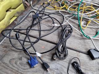 Assorted Network Routers, POE Adapters, Cabling, & More