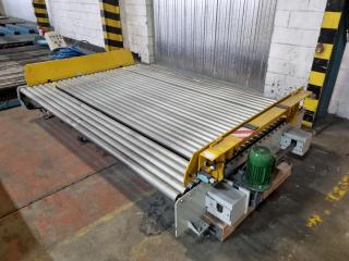 Gear Driven Roller Conveyor with Load Centraliser 