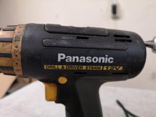 3x Panasonic 12V Cordless Drill Drivers w/ Batteries & Chargers