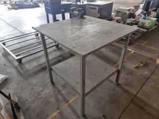 Small Workshop Tabke with Vice Attached
