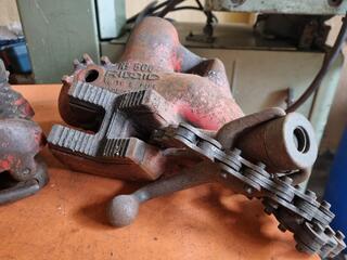 2x Vintage Ridgid Pipe Vices