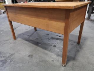 Vintage Wood Office Desk