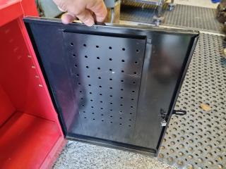 Small Mobile Metal Workshop Tool Cabinet