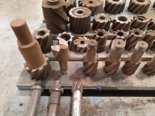 Large Assortment of Milling Tooling / Cutters / Attachments