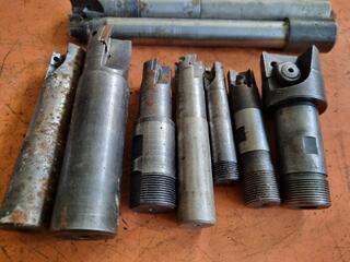 9x Assorted Indexable End Mills