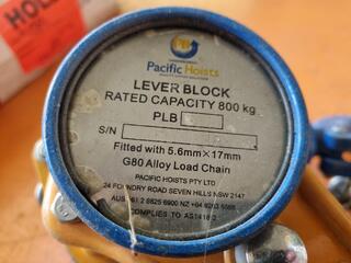 800kg Ratchet Lever Chain Block by Pacific Hoists