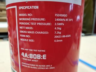 Wormald 4.5kg ABE Powder Type Fire Extinguisher