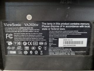 ViewSonic 20" LCD Monitor VA2026W