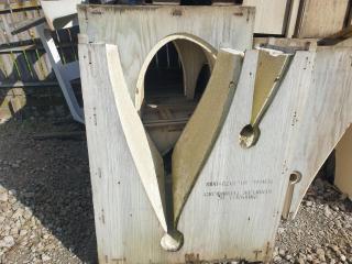 Large Quantity of Wind Turbine Blade Stands