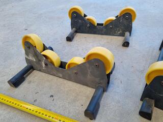 3x Sets of Pipe Roller Supports