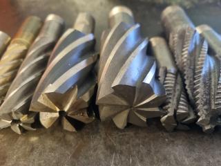 Large Lot of Milling Machine Endmills 