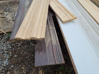 17x Assorted Wide Wood Trim, Edging Boards & More