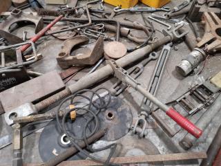 Large Assorted Vintage Farm Parts, Equipment, Tools, Components & More