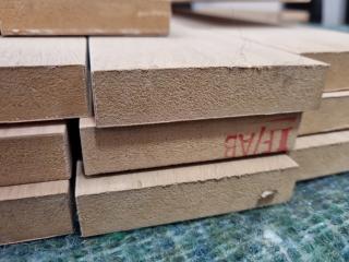 24x Lengths of Wood Veneer Trim Boards