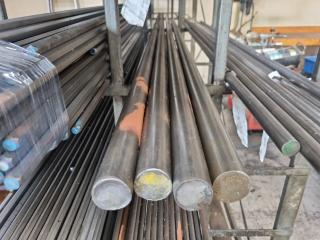 3 Lengths of Round Bar Steel 