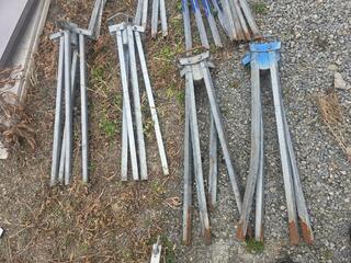 10 x Portable Road Sign Stand Bases 