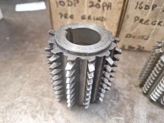 7 x Gear Hobber Cutters