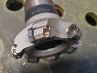ETM BT40 Tool Holder w/ Iscar Milling Cutter