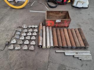 Assortment of Rollers and Bearings